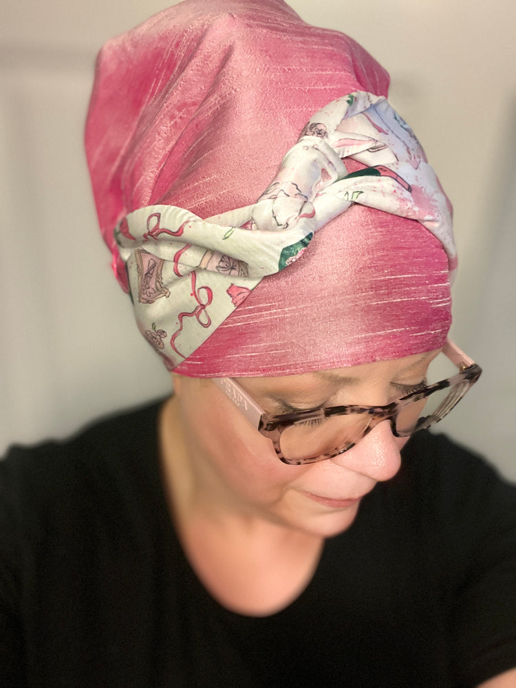 Pink Lovers Scrub Bonnet