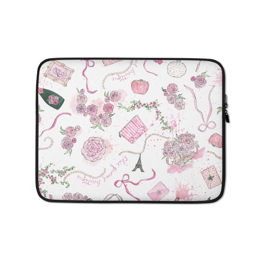 Chic Peony Laptop Sleeve